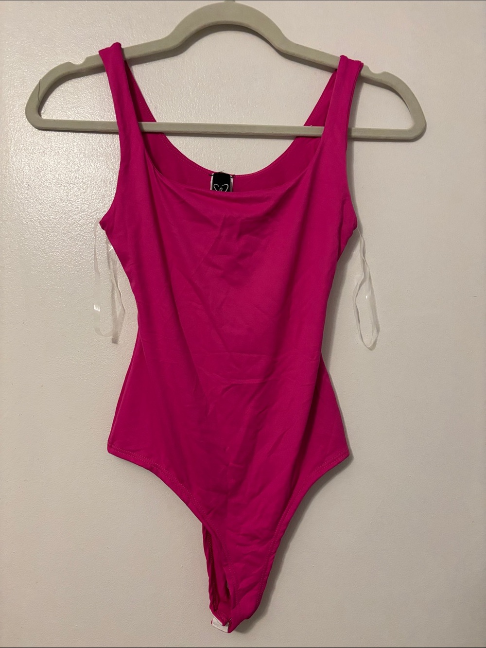 Windsor Hot Pink Scoop Neck Bodysuit Camisole